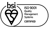 bsi ISO 9001 quality Management Systems certified logo